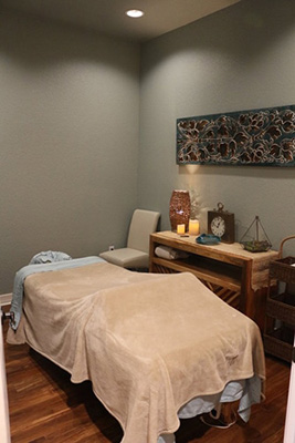 Chiropractic Temple TX Massage Room With Bed
