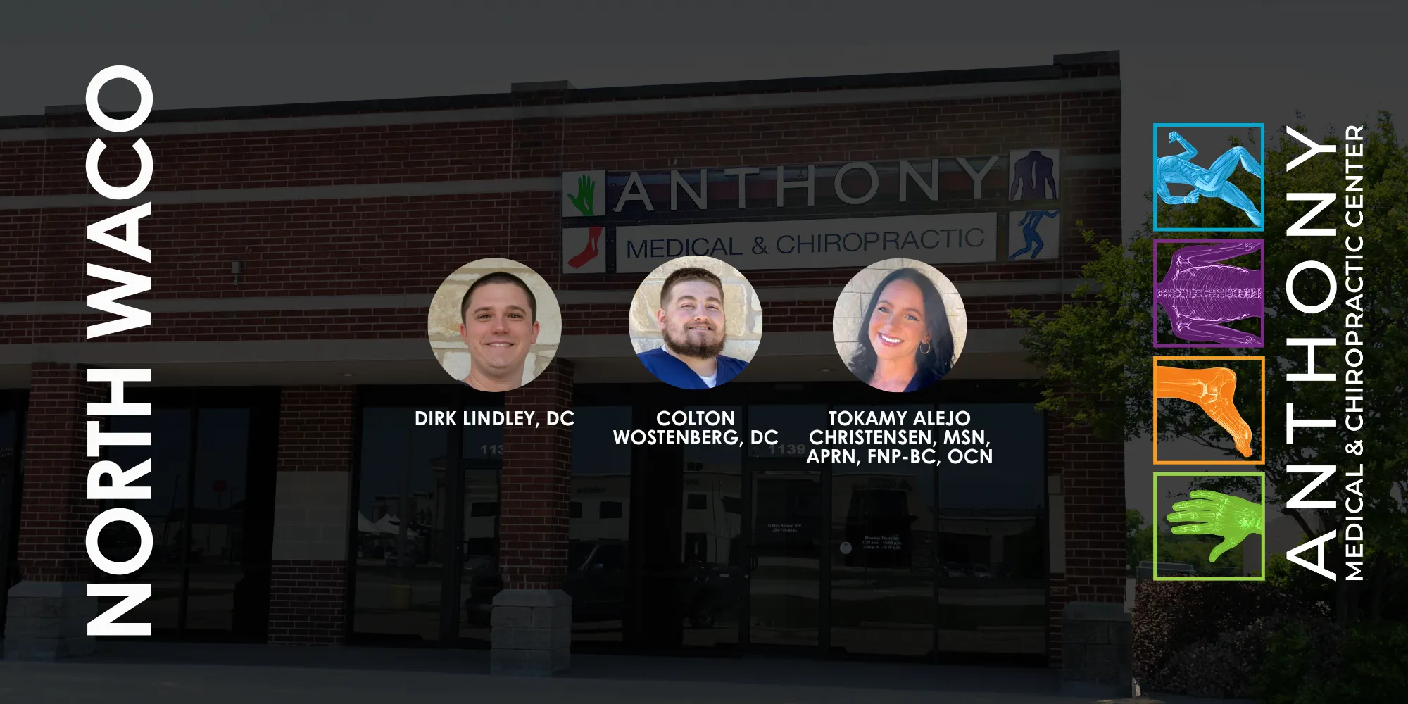 Chiropractor North Waco TX Dirk Lindley With Team Headshots