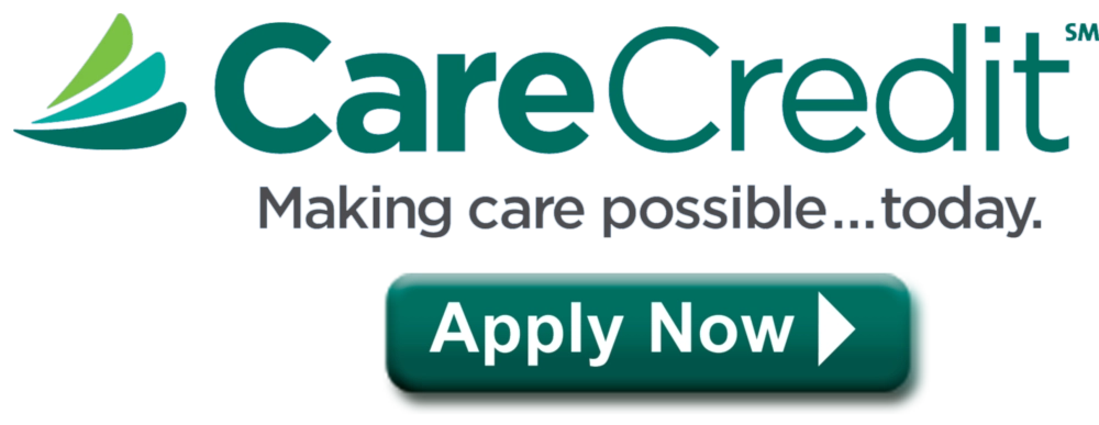 CareCredit Logo with an Apply Now button