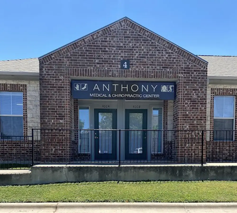 The front of the clinic, it is brick.